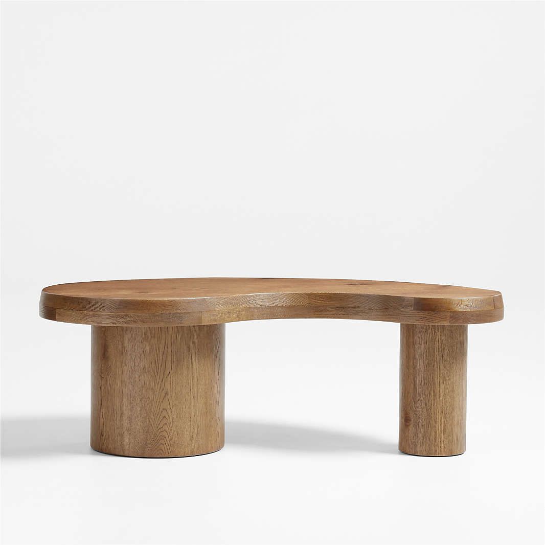 Solid Wood Coffee Tables | Crate &amp; Barrel Canada for Oak Solid Wood Coffee Table, 19.7X19.7X15&quot;, Natural Wood