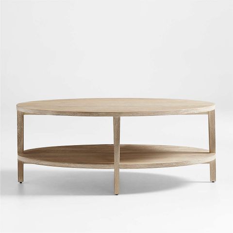 Solid Wood Coffee Tables | Crate & Barrel intended for Oak Solid Wood Coffee Table, 19.7X19.7X15", Natural Wood