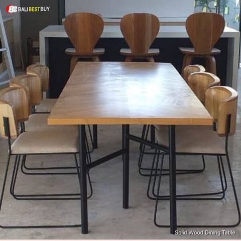 Solid Wood Dining Table - Bali Best Buy Furniture for Affordable Solid Wood Dining Table Indonesia