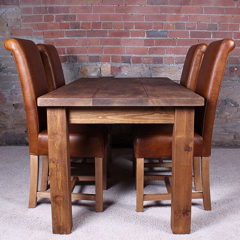 Solid Wood Dining Table By H&F | Notonthehighstreet.com within The Enduring Charm of Solid Wood Top Tables A Deep Dive