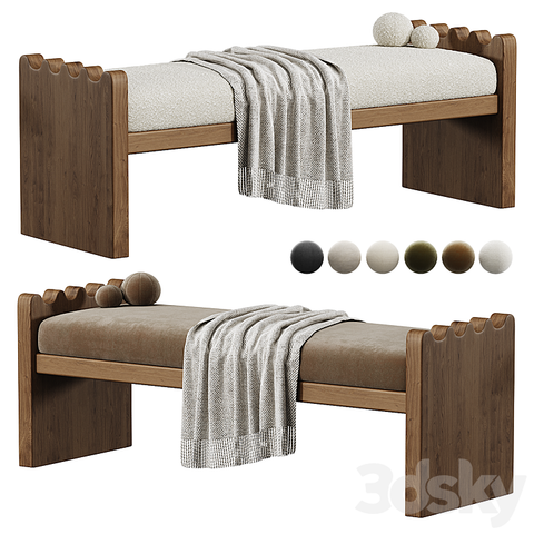 Understanding the Allure of the Sonia Upholstered Bench in Cream Velour