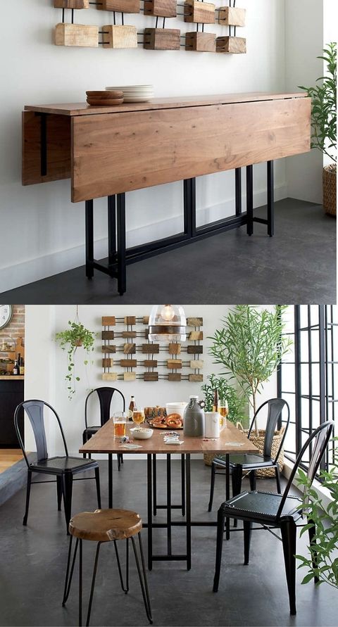 Space Saving Dining Room intended for Creative compact dining table designs that work perfect for studios