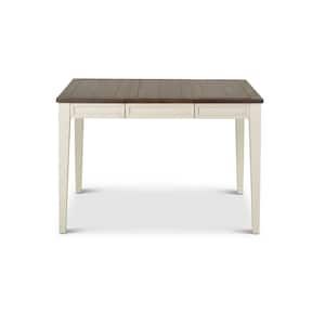 Steve Silver Cayla Dark Oak/White 54&quot; Counter Table Cy5454Ptkw pertaining to Steve Silver Cayla Counter Table In Dark Oak &amp; White
