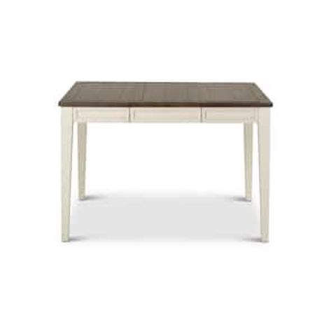 Steve Silver Cayla Dark Oak/White 54" Counter Table Cy5454Ptkw pertaining to Steve Silver Cayla Counter Table In Dark Oak & White