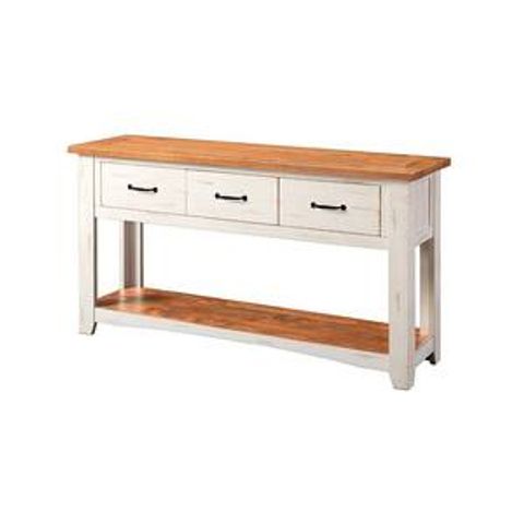 Steve Silver Company Cayla 54 In. White/Oak Standard Rectangle Wood ... for Steve Silver Cayla Counter Table In Dark Oak & White