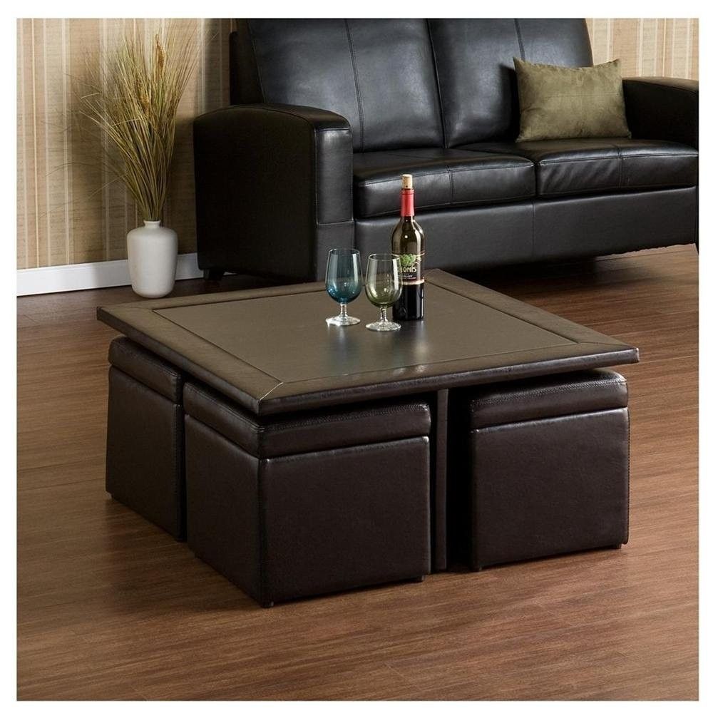 Storage Ottoman Coffee Table - Ideas On Foter in Creating a Cozy and Organized Living Room with a Black 5-Piece Coffee Set