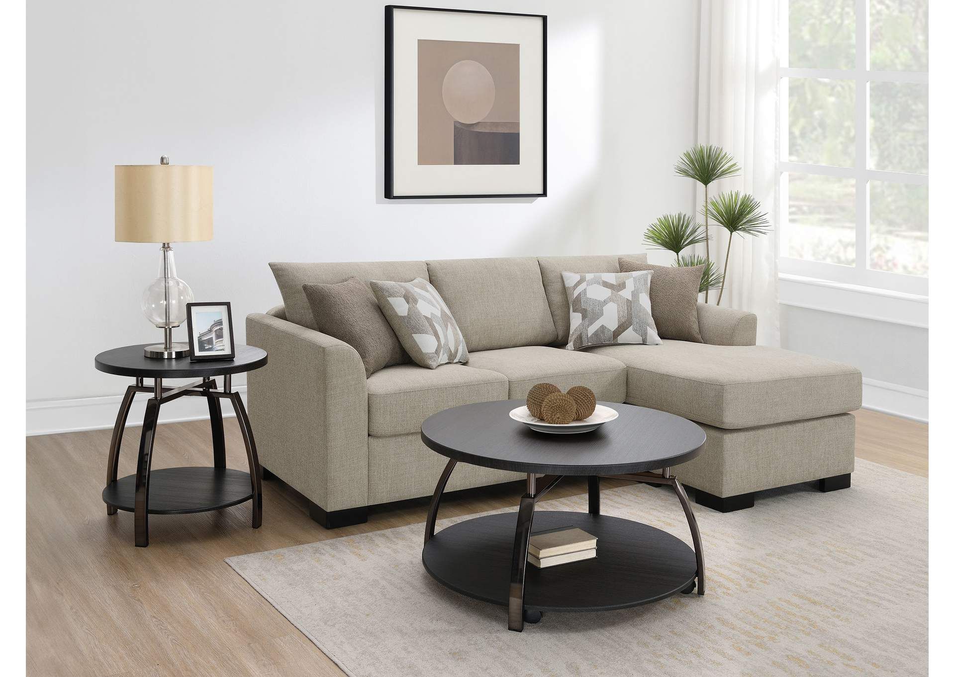 Storey Upholstered Sleeper Sectional Chaise Sofa Camel intended for Devonshire Sleeper Sectional Sofa Storage Chaise Camel