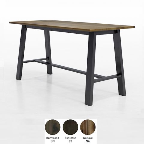 Studios 6' Midtown Communal Wood Table | Bar Or Counter for Finding Your Ideal Rectangular Counter Height Table with a Natural Finish