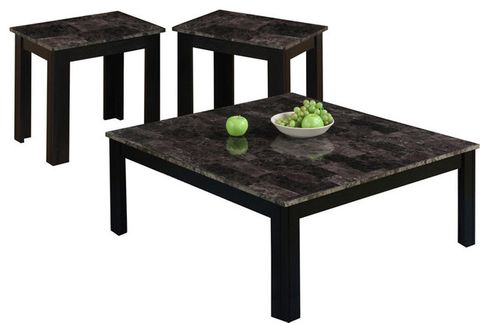 Transform Your Space A Guide to Black Gray Top 3-Piece Table Sets