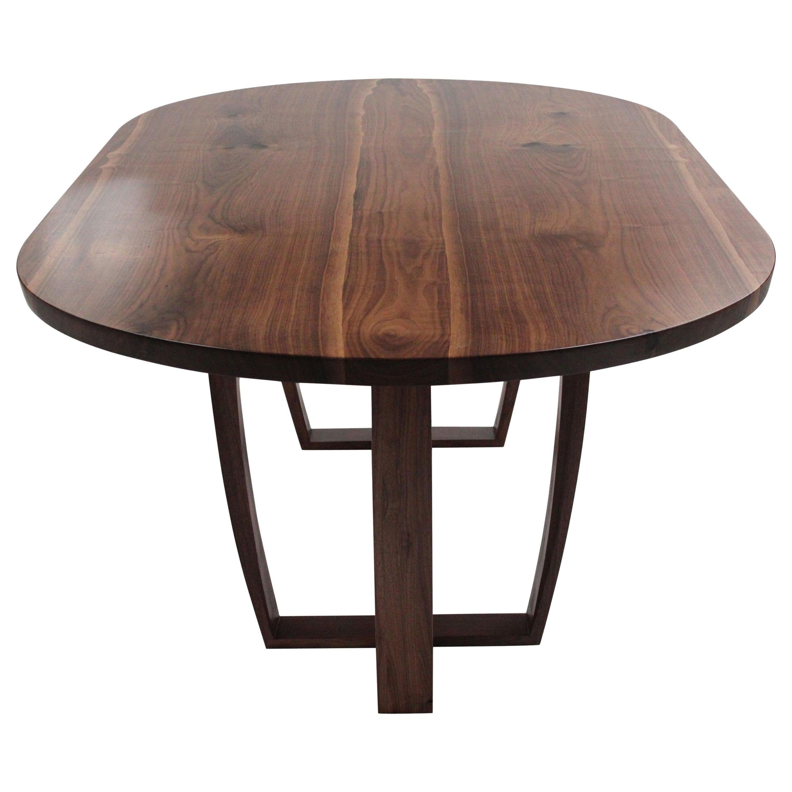 Tapered Dining Table In Black Walnut For Sale At 1Stdibs intended for The Enduring Appeal of Black Walnut Solid Wood Dining Tables