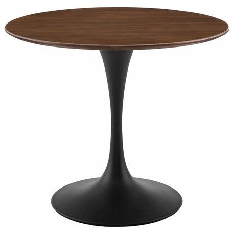 The 15 Best Mid-Century Modern Walnut Dining Room Tables | Houzz pertaining to Mid-Century Modern Glass Dining Table, Walnut