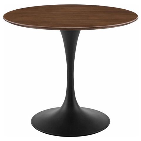 The 15 Best Mid-Century Modern Walnut Dining Room Tables | Houzz pertaining to Mid-Century Modern Glass Dining Table, Walnut