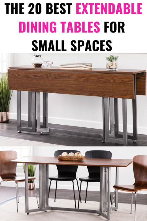 The 20 Best Extendable Dining Tables For Small Spaces | Dining Table ... for Space-Saving Dining Room Ideas That Actually Work in Tight Quarters