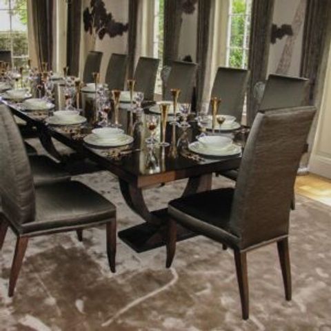 The Grace Dining Table By Davidson - Elegant & Timeless Design with Grace Dining Table Black