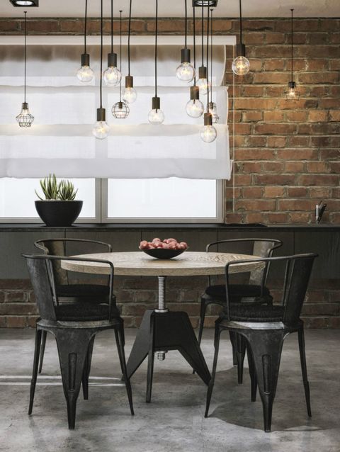 This Contemporary Loft Project Proves That Industrial Look Can Be Luxe intended for Industrial Dining Table For Loft Interior