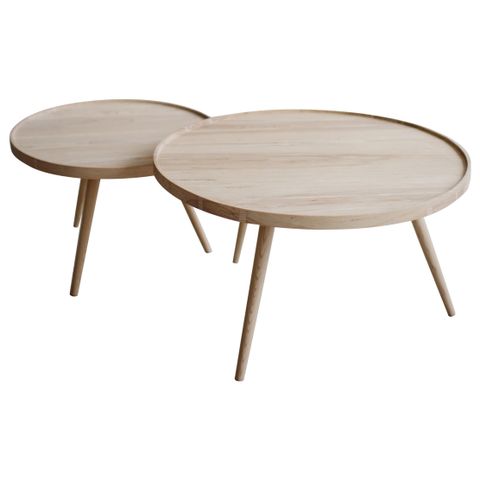 Tof Ash Wood Coffee Table Set For Sale At 1Stdibs | Ashwood Coffee ... with Ash Solid Wood Rock Coffee Table, White Color/ Table 27.6"+ Coffee Table