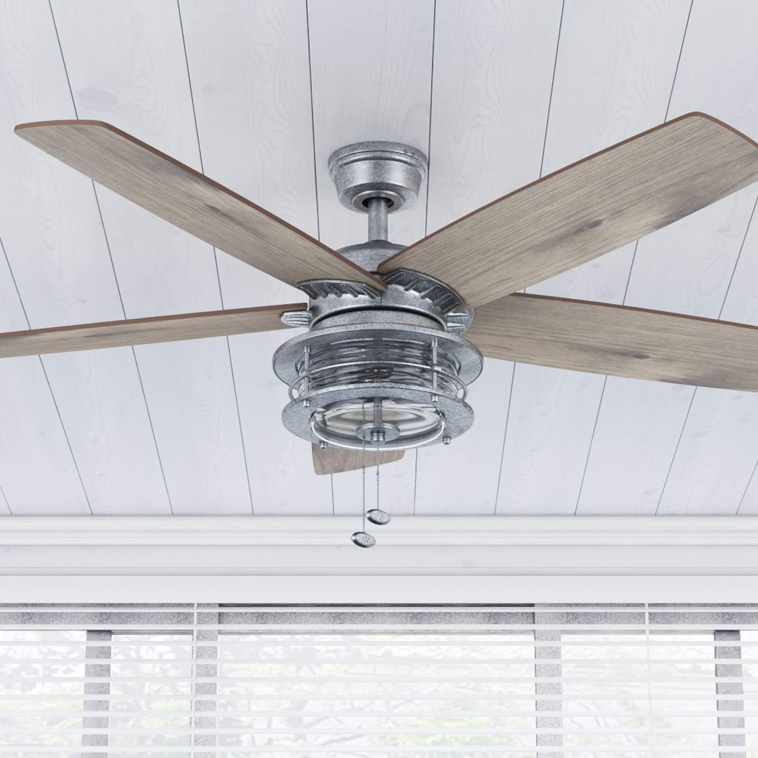 Top 10 Best Coastal Ceiling Fans In 2024 - The Nautical Decor Store for Outdoor Ceiling Fan For Humid Coastal Climate