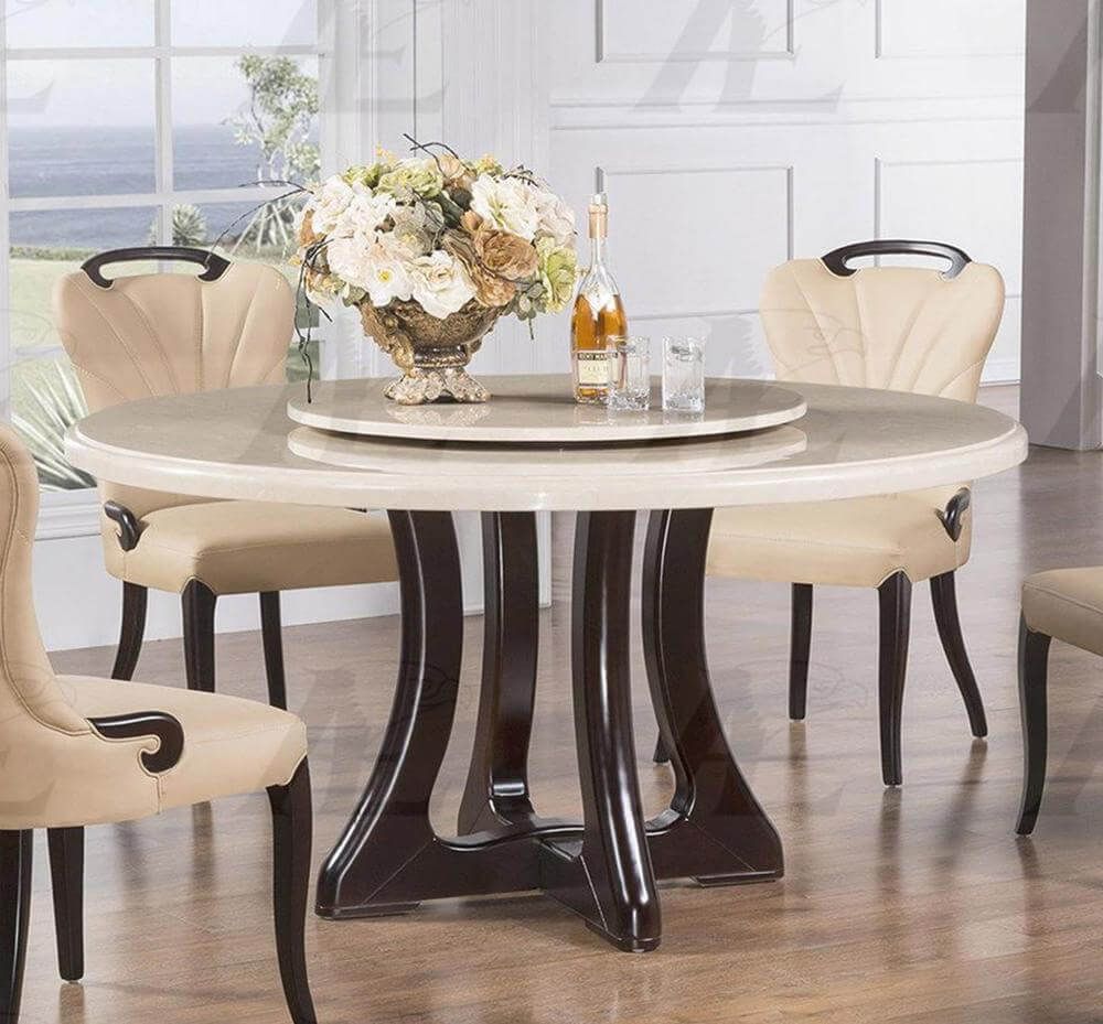 Top 9 Most Easiest And Coolest Round Dining Table Design Ideas intended for The artistry behind crafting round shaped marble dining furniture