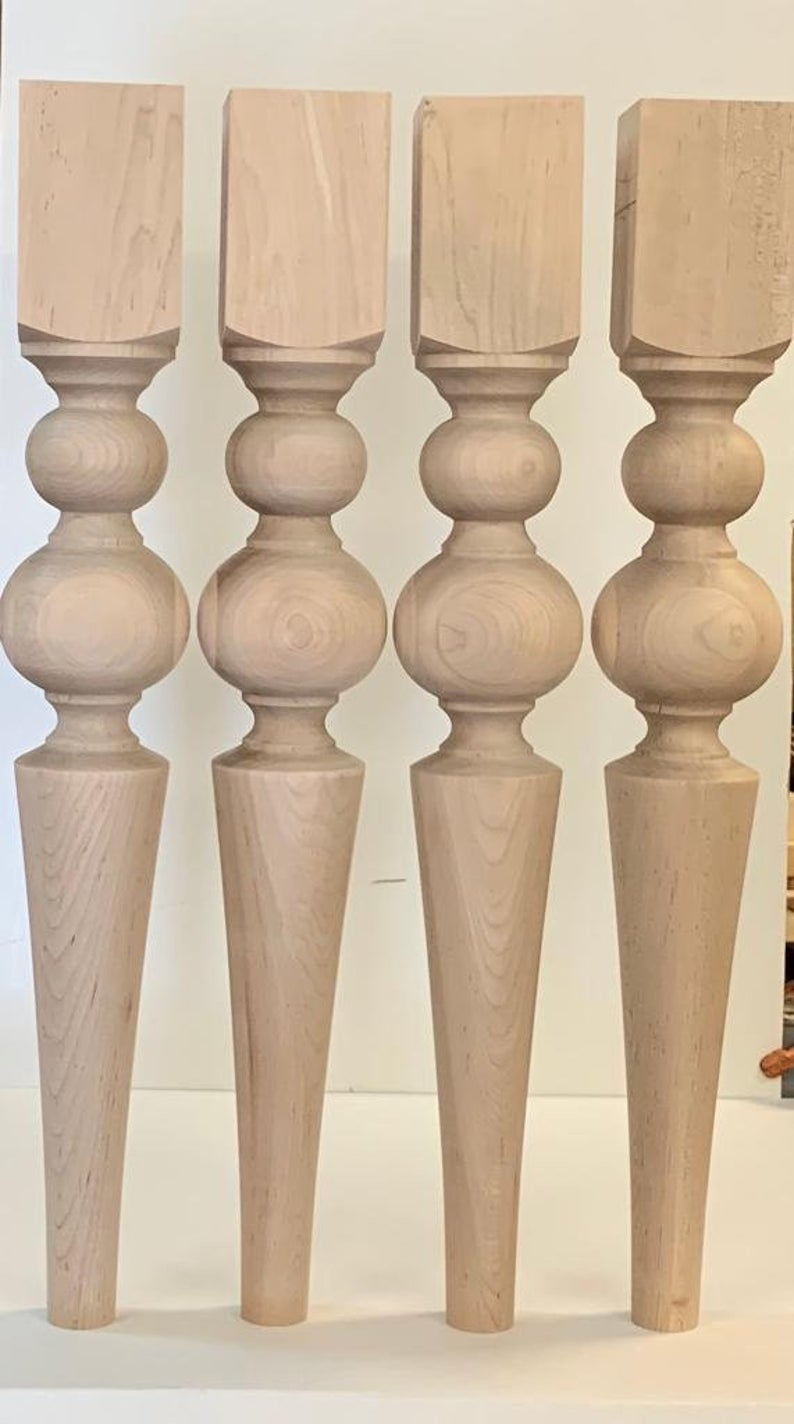 Top Notch Turned Wood Table Legs For Sale Pub Height Kitchen Island | Aggie Jeffcoocctax regarding Maintaining the Lustre How to Care for Your Solid Wood Turned Leg Table