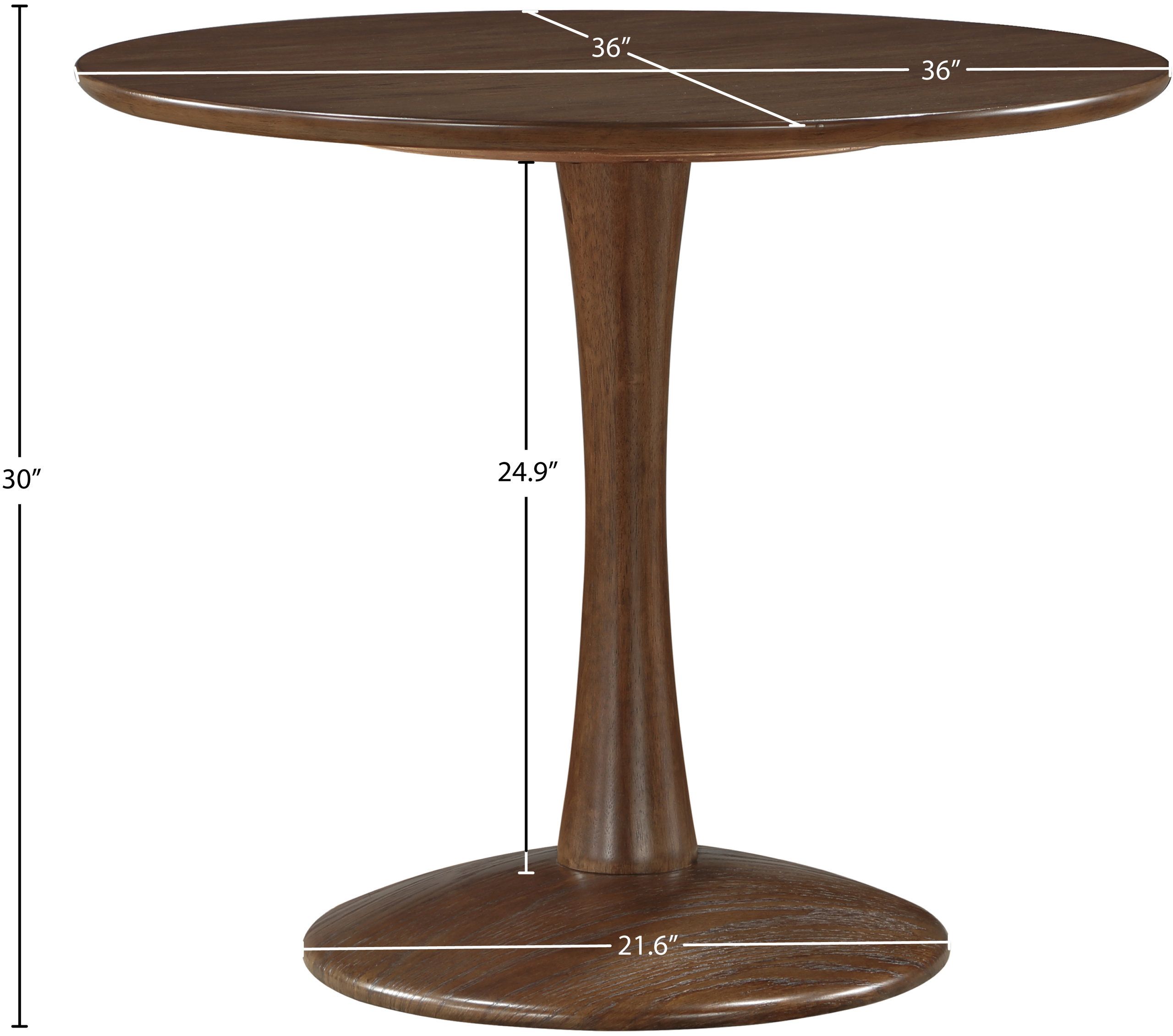 Tulip Dining Table, 36&quot;Diameter - Midcentury - Dining Tables - By ... intended for Holly Dining Table, Natural, 48&quot; Diameter