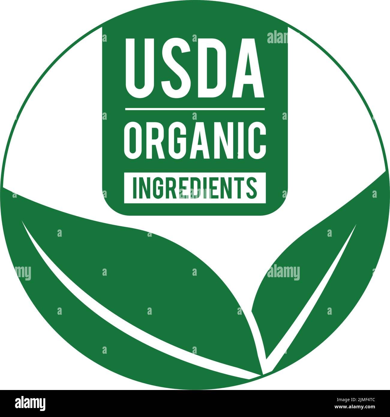 Usda Organic Ingredients Product Packaging Icon Vector Illustration ... throughout The Versatility Story of Your Organic Small Nesting Table