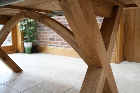 Utility Tables With X Leg Crossing Cross Leg Table | Foter intended for Understanding the Appeal of Rustic Dining Tables with Metal Cross Legs