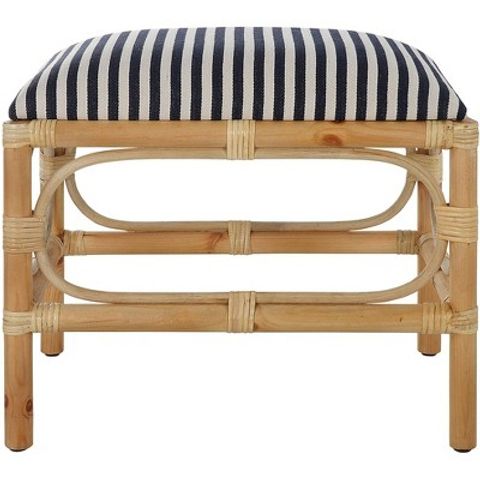 Uttermost Laguna 24"W White Fabric Rectangular Small Bench : Target within The Art of Styling with a Laguna White Fabric Rattan Bench