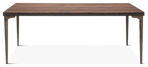 Vallarta 78-Inch Two Tone Mango Wood Dining Table - Midcentury - Dining ... with regard to Designing Your Dream Space With the Vallarta Mango Wood Table