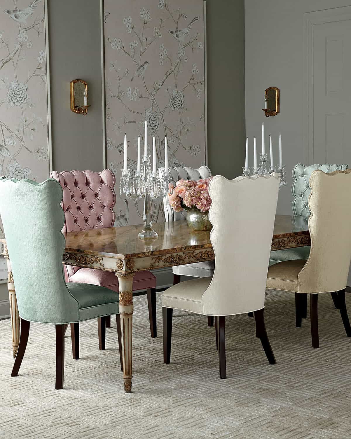 Velvet Dining Chairs With Table At Andrew Briones Blog with Creating Lasting Impressions Through Thoughtful Dining Room Selection