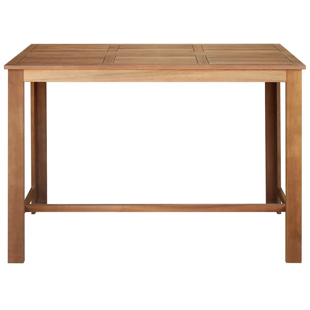 Vidaxl Bar Table Solid Acacia Wood 59.1&quot;X27.6&quot;X41.3&quot; | Vidaxl.com intended for Vidaxl Bar Table, Solid Acacia Wood With Oil Finish, 59.1''X27.6''X41.3''