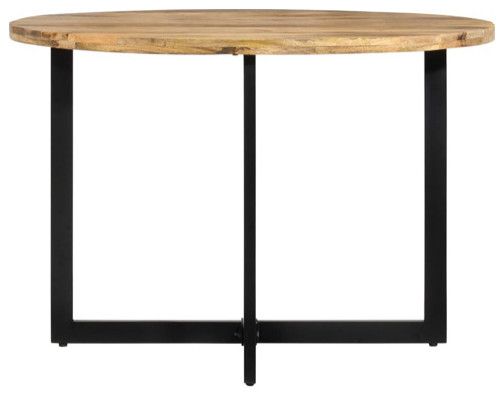 Vidaxl Dining Table Kitchen Table Dining Room Dinner Table Solid Wood Mango, 1 Pcs/ 43.3&quot; X 29.5 ... with regard to Vidaxl Dining Table Kitchen Table Dining Room Dinner Table Rough Mango Wood