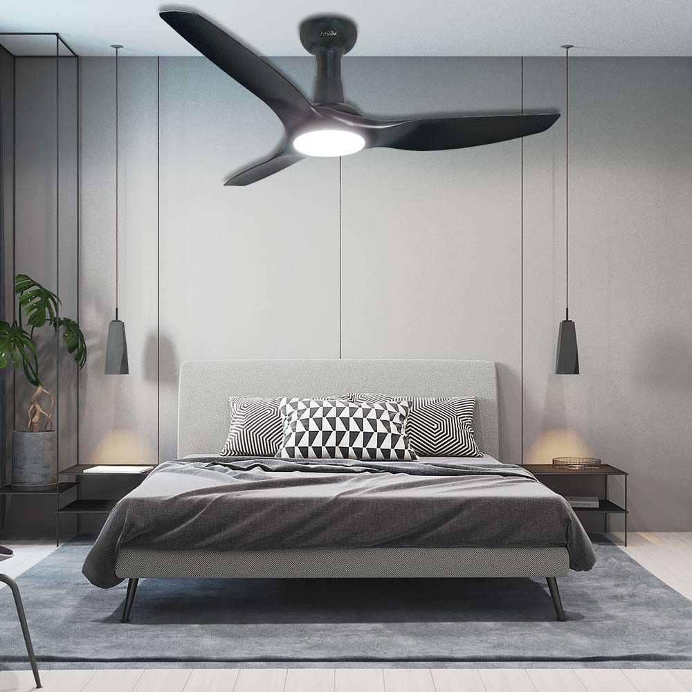 Waterproof Outdoor Color Changing Ceiling Fan Low Power Energy Saving within Outdoor Ceiling Fan Energy Saving Design