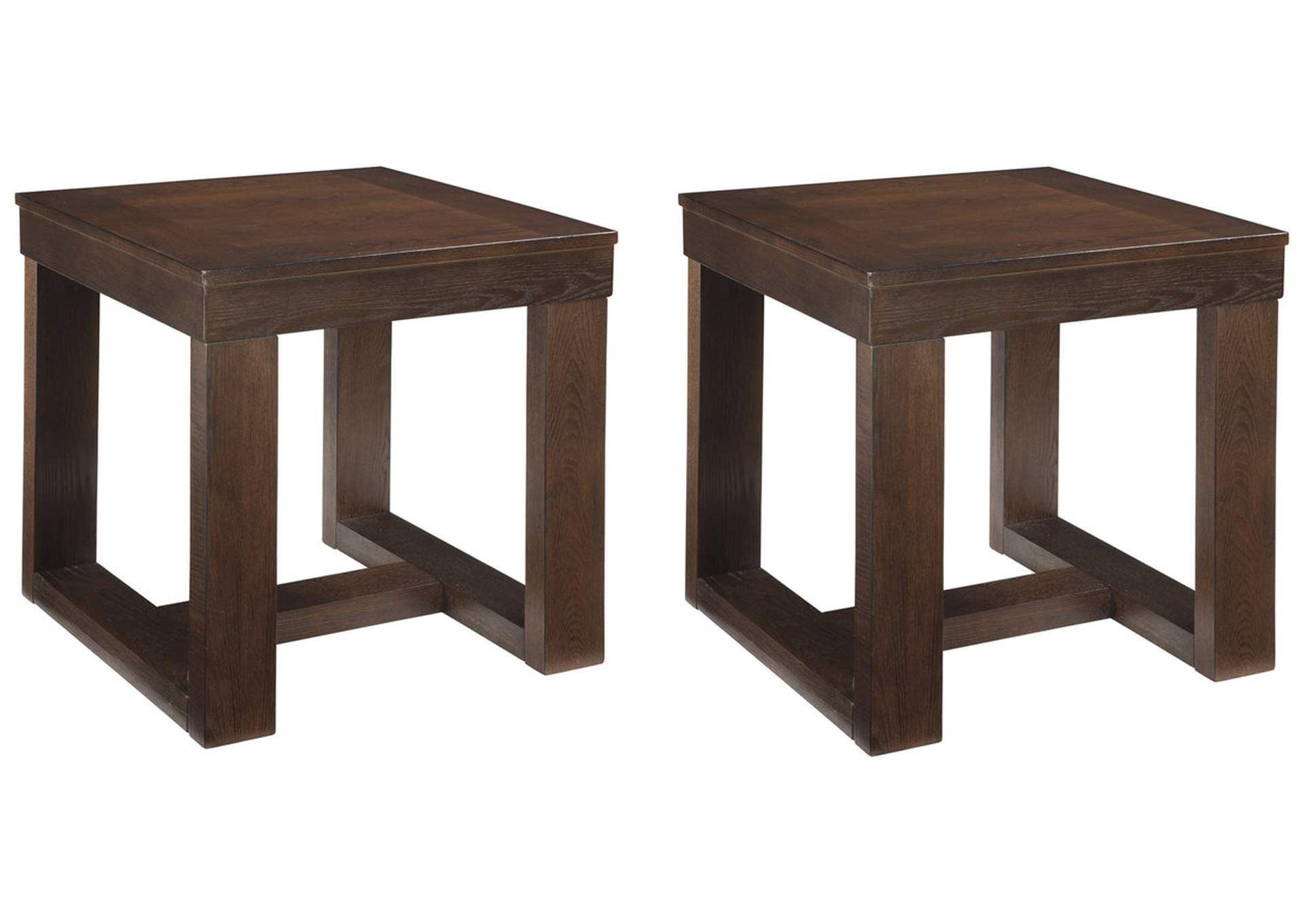 Watson 2 End Tables intended for Crafting Your Industrial Grid End Table With Lid Handles Set of 2 Galvanized Gray Brown