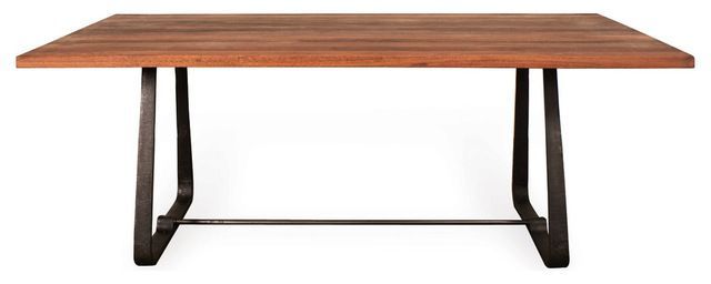 Westin Industrial Reclaimed Wood Modern Dining Table Industrial-Dining ... with regard to Industrial Style Dining Table With Black Frame