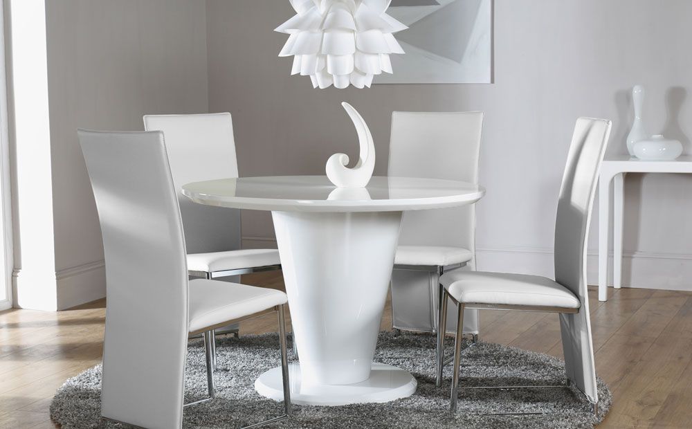 White Gloss Dining Table within Understanding the Appeal of Contemporary White Gloss Dining Tables