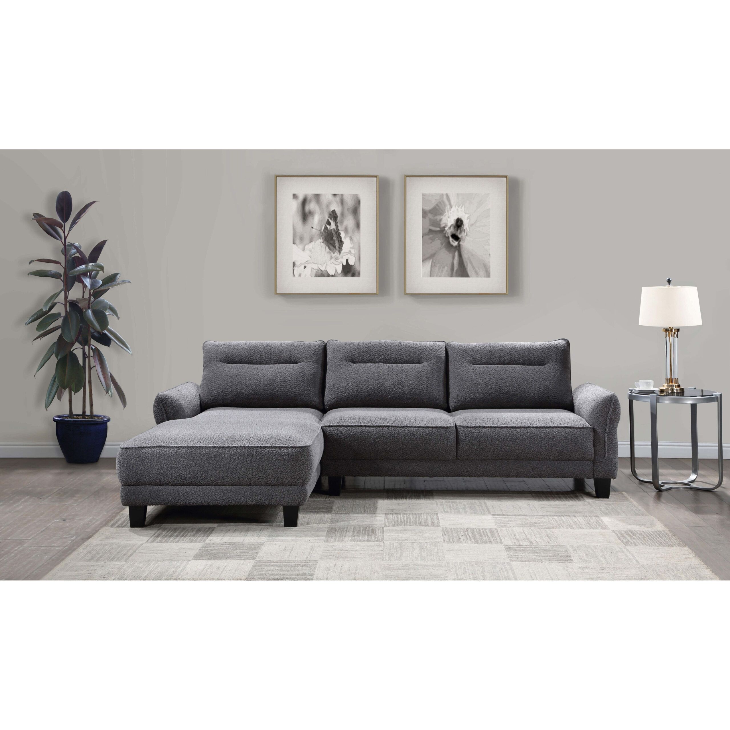 White Sectional Sofas - Bed Bath &amp; Beyond pertaining to Unpacking the Design Nuances of Your White Curved Arm Sofa