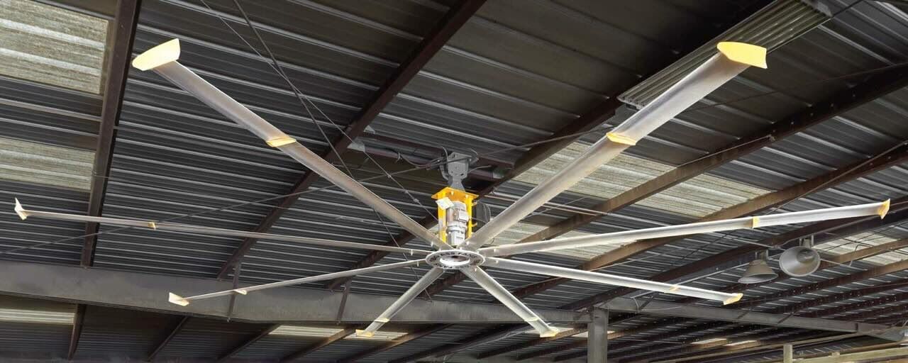 Why Hvls Industrial Ceiling Fans Are Ideal For Warehouses - Big Ass Fans® regarding Industrial Outdoor Ceiling Fan For Warehouses