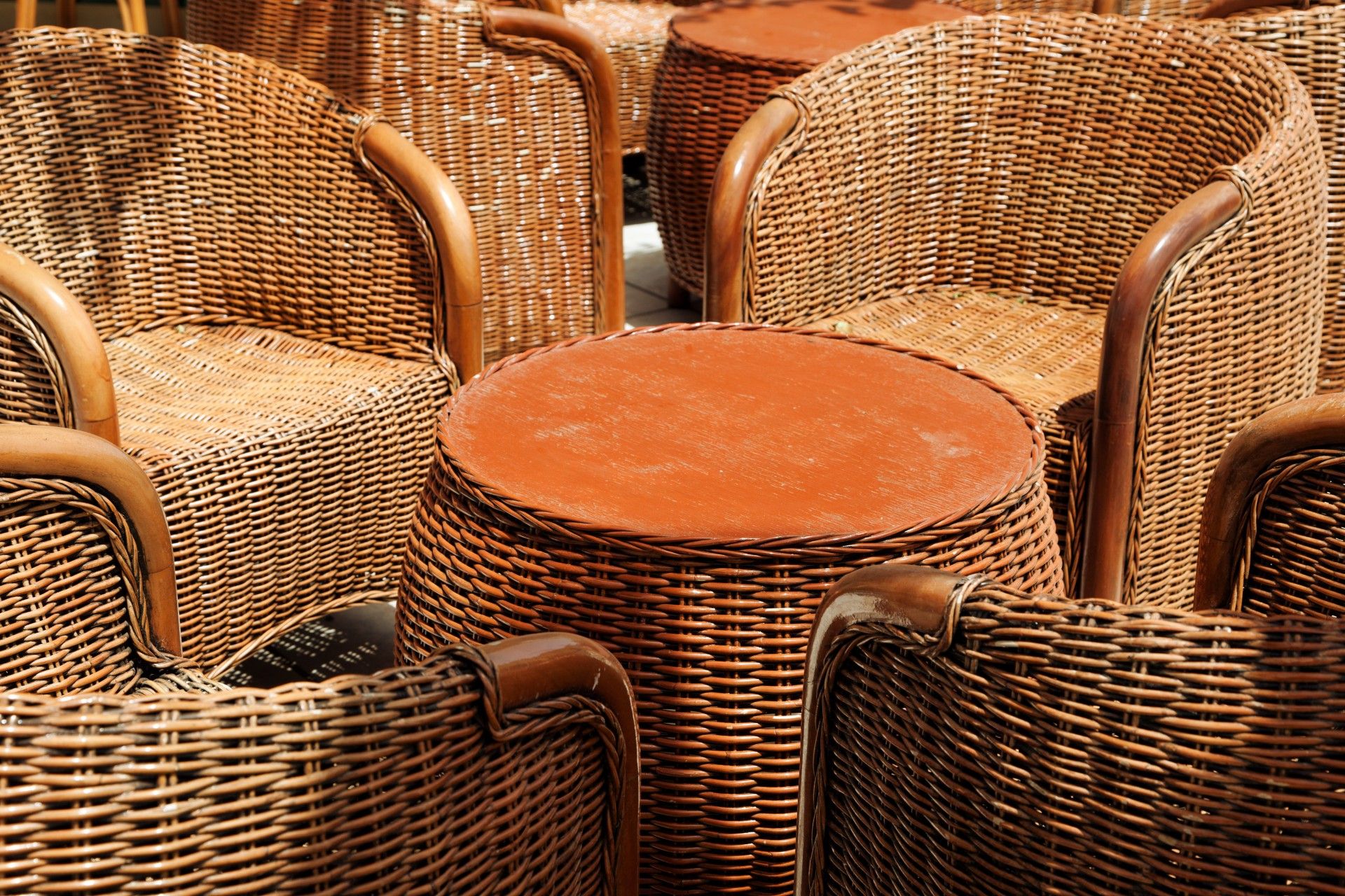 Wicker Furniture Free Stock Photo - Public Domain Pictures pertaining to Discovering the Elegance of the Furniture of America Jinson Coffee Table Set