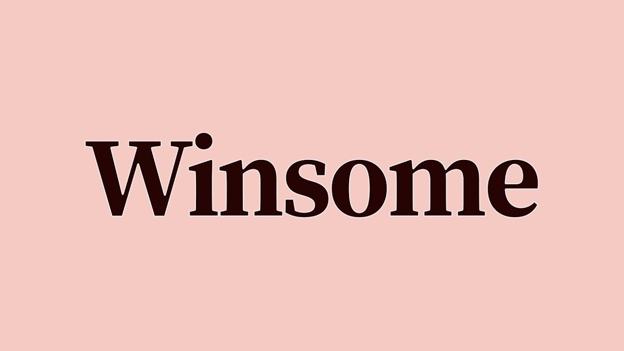 Winsome Meaning And Definition - Youtube intended for Winsome Timber 2 Piece Coffee And End Table Set In Black Beechwood