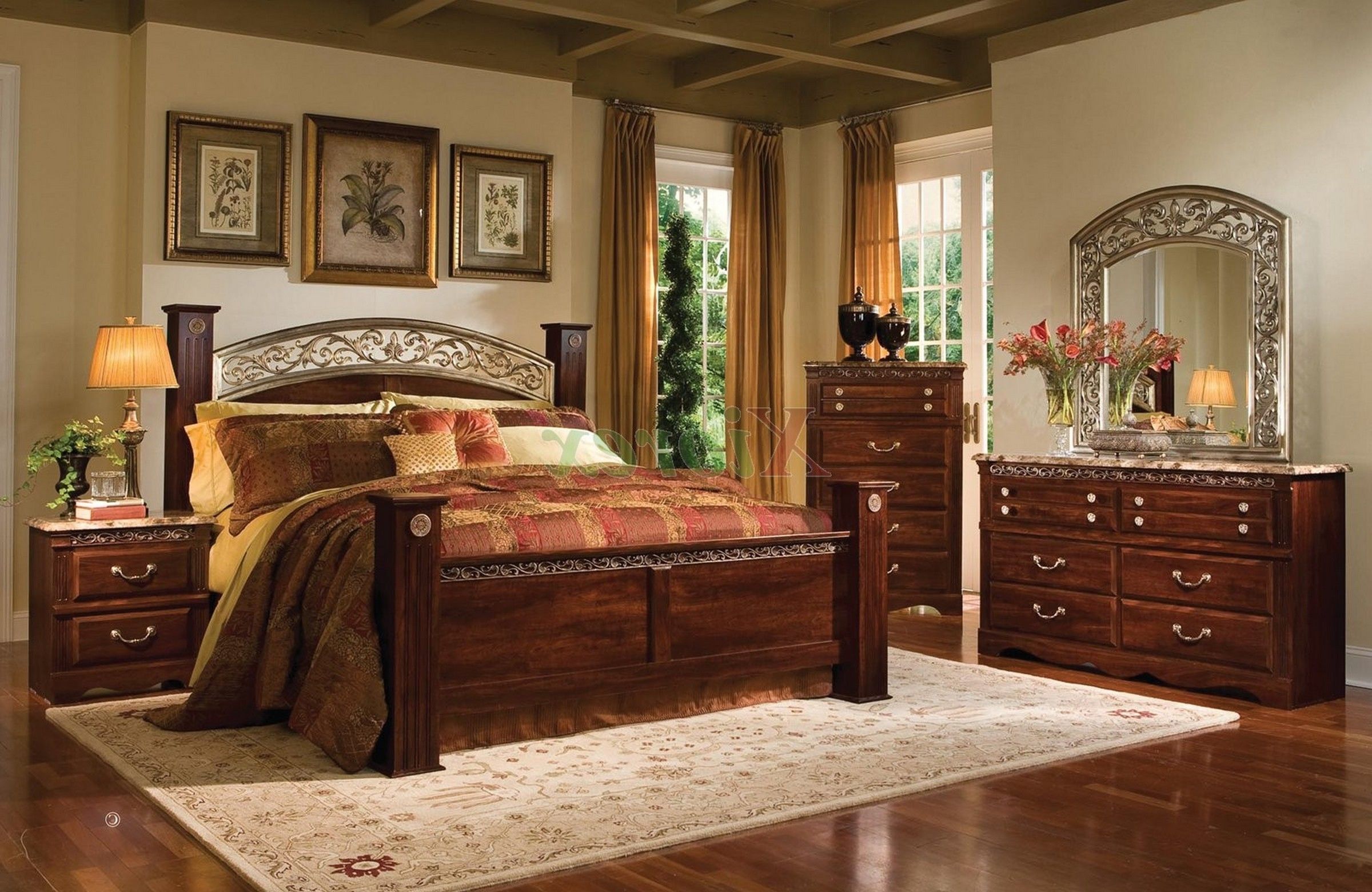 Wood Furniture Bedroom Design #Picture1 | Bedroom Furniture | Pinterest | Wood Furniture ... intended for Furniture Of America Liston Wood Trestle Dining Table In Rustic Brown Pine