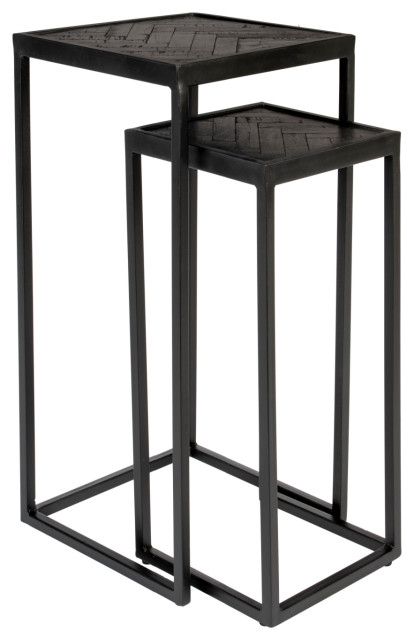 Crafting Character with DF Parker’s Chevron Side Tables