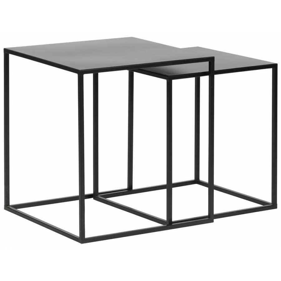 Woood Ziva Nest Of Side Tables - Set Of 2 - Black | Naken Interiors with Beyond the Basics How to Maximize Your Ziva End Tables Set of 2