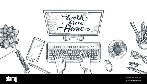 Work Home Lettering On Stock Vector Images - Alamy pertaining to The Craftsmanship Behind the Home Square Luanda Wood Coffee Table Set