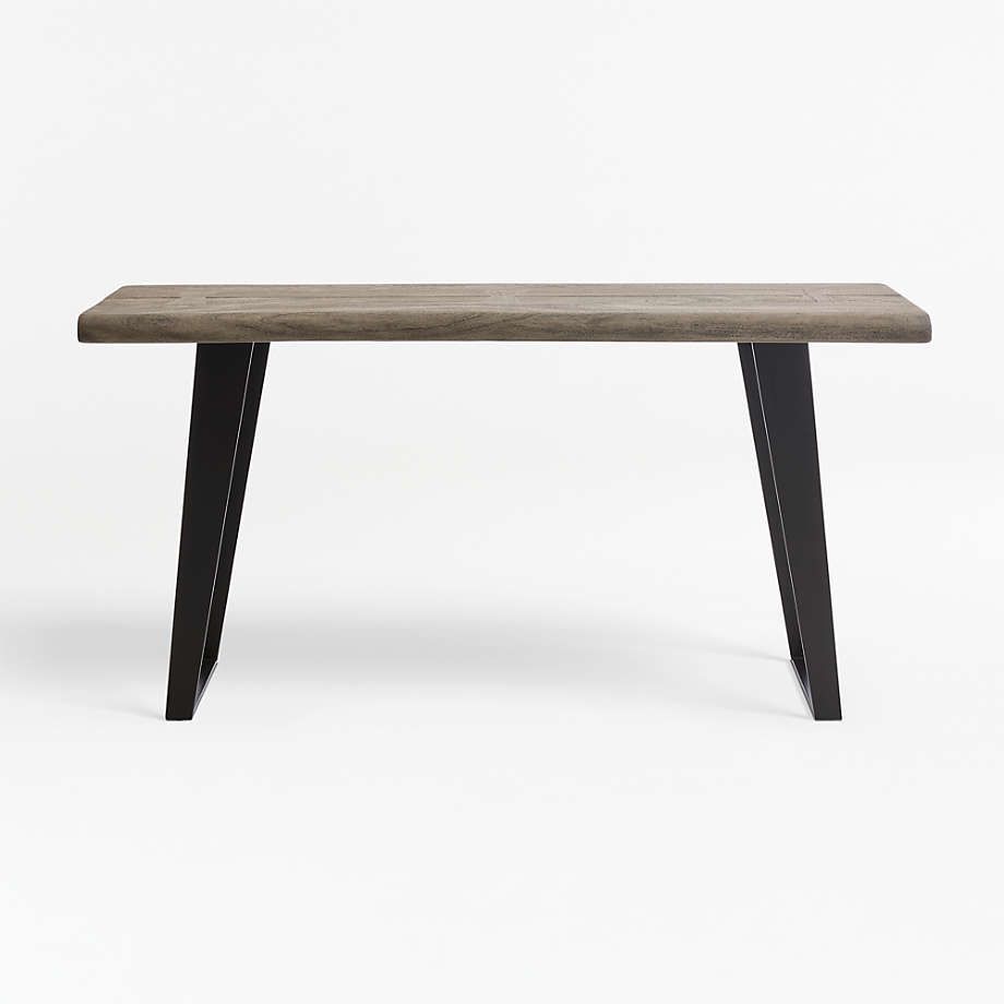 Yukon Grey Tables | Crate &amp; Barrel Canada throughout Yukon Table, 54&quot;