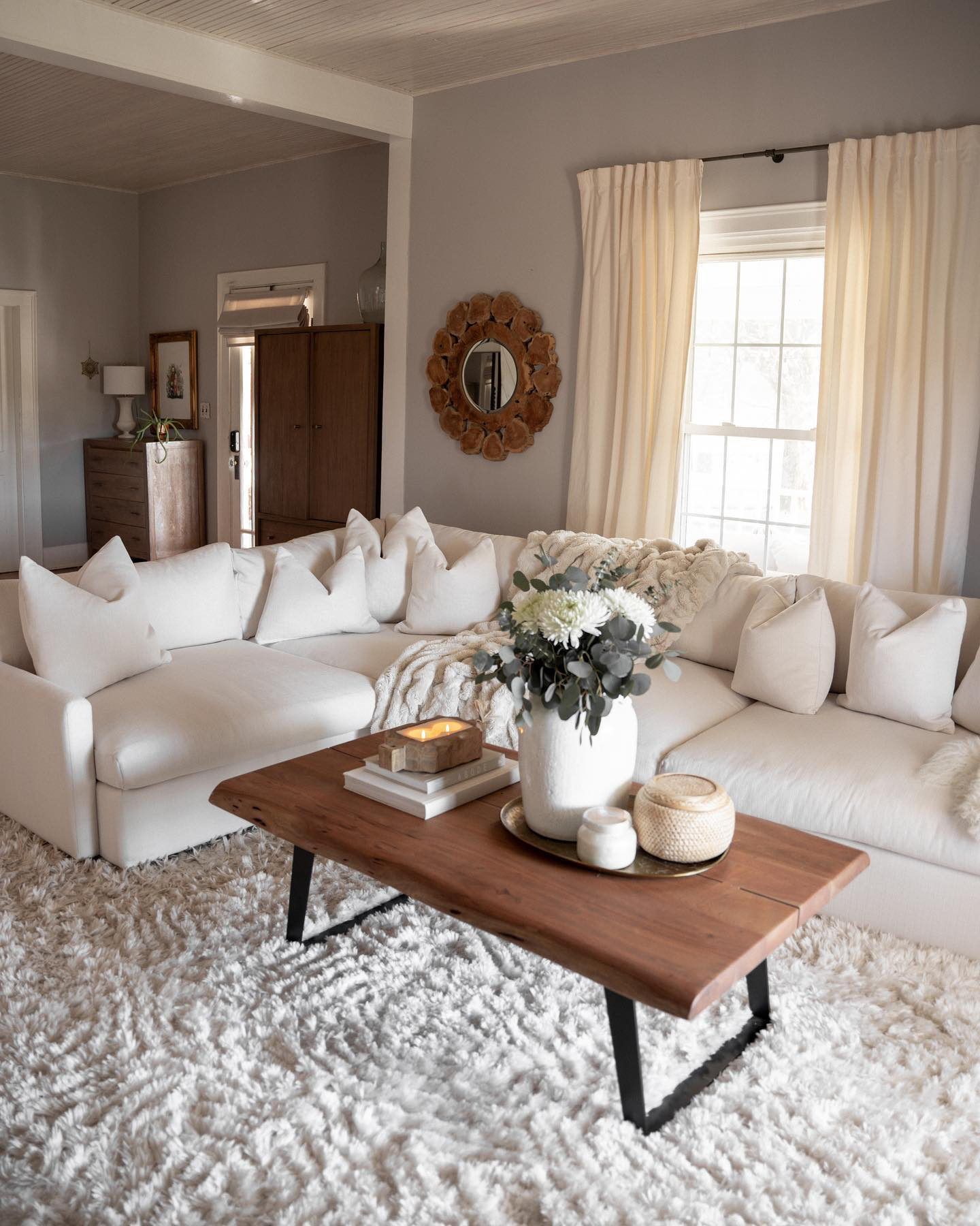 Yukon Warm Acacia Live Edge Solid Wood 54&quot; Rectangular Coffee Table ... with Beyond the Surface Understanding Yukon Table 54&quot; Craftsmanship