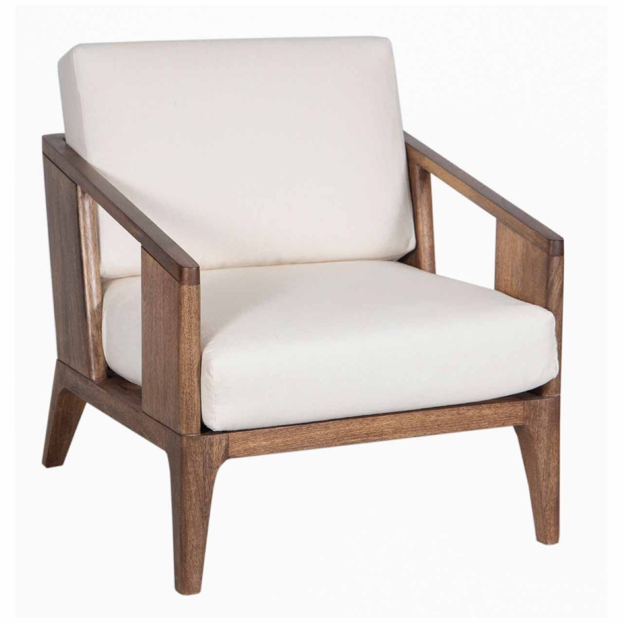 Alex Mango Wood Loft Fabric Arm Chair throughout Choosing the Right Loft Fabric Armchair for Your Home Interior