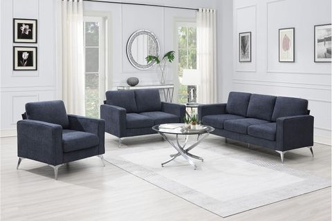 Amazon.com: Eafurn Modern 3-Piece Sturdy Metal Legs,Chenille ... regarding Understanding the Artistry Behind Contemporary Three-Piece Seating Arrangements