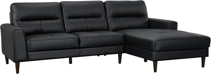 Amazon.com: Lexicon Prenzo Leather Match 2-Piece Sectional With Right ... in Design trends in contemporary leather seating solutions