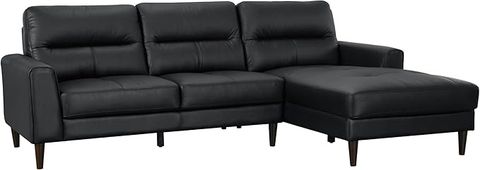 Amazon.com: Lexicon Prenzo Leather Match 2-Piece Sectional With Right ... in Design trends in contemporary leather seating solutions