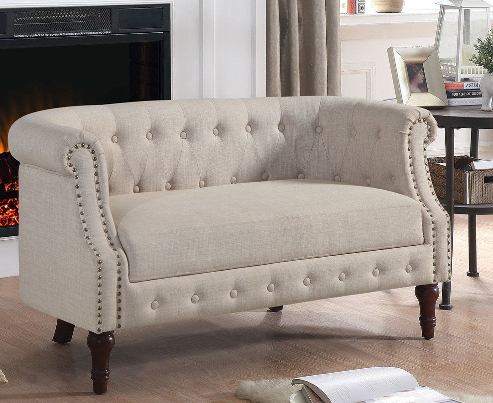 Celestia 3 Piece Living Room Set - Traditional - Living Room Furniture ... regarding Celestia 3-Piece Living Room Set, Beige